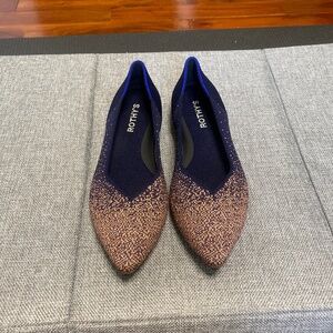 Rothy’s Point 2 Midnight Metallic Size 7.5